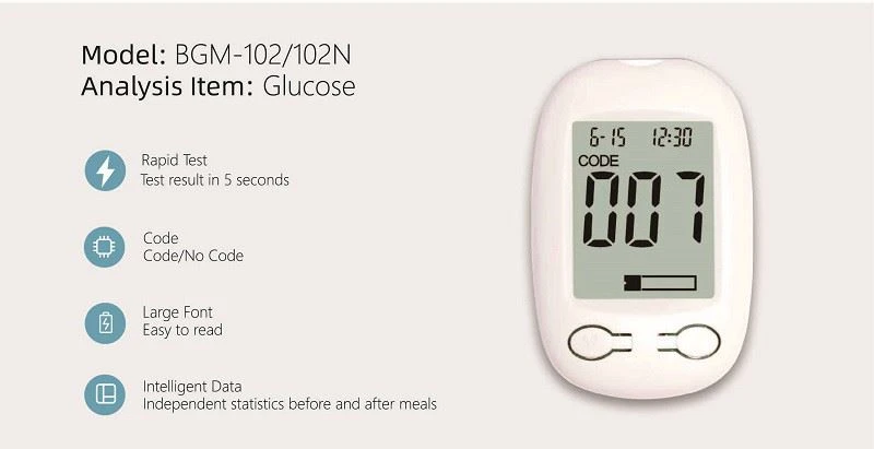 Blood Sugar Level Test Kit - Features