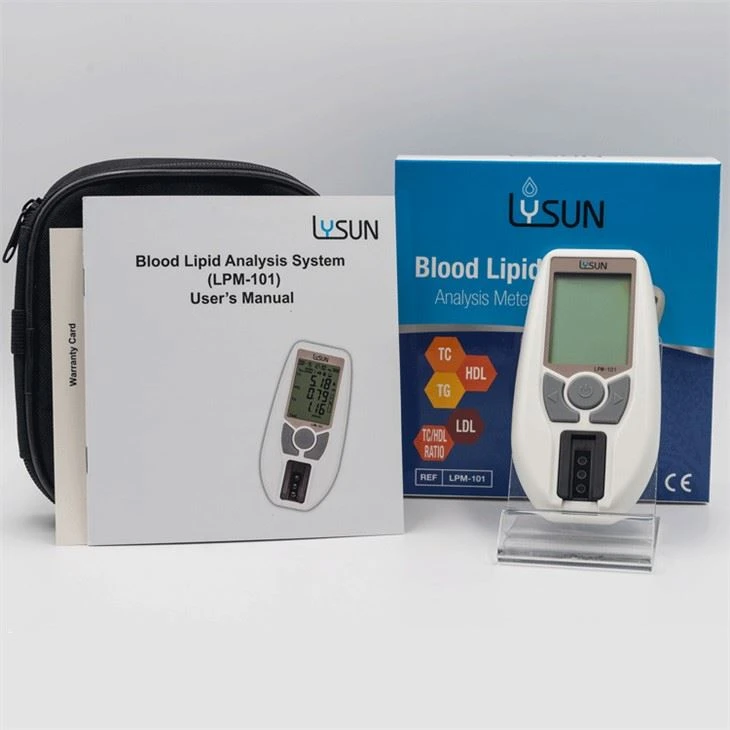 Self Test Blood Lipid Analysis Meter Cholesterol Test