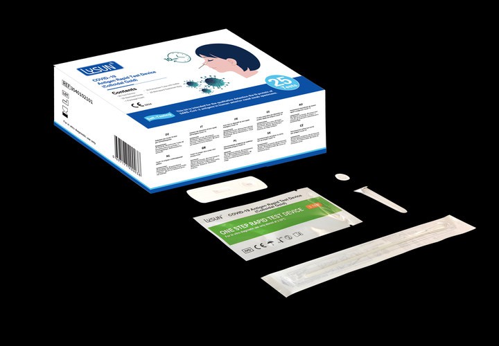 COVID-19 항원 신속 검사 장치를 사용하여 쉬운 자체 검사