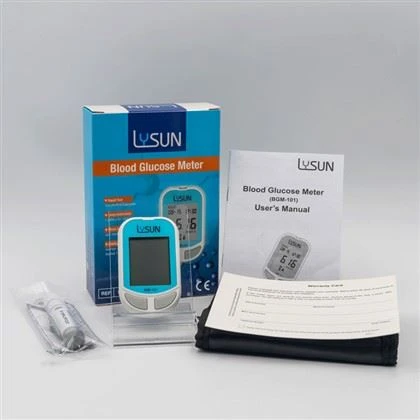 Lysun 고정밀 혈액 검사 제품 스마트 혈당 측정기 Glucometer