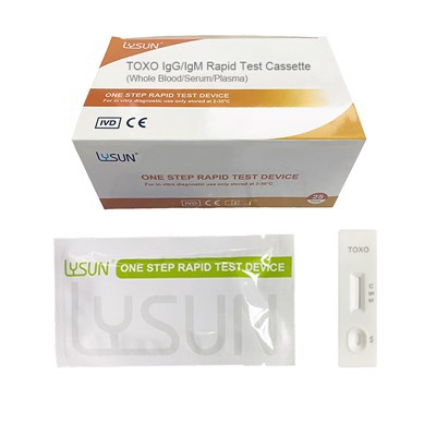 Lysun Toxo IgG/IgM 빠른 테스트 자체 테스트 Tox-W 21- gm
