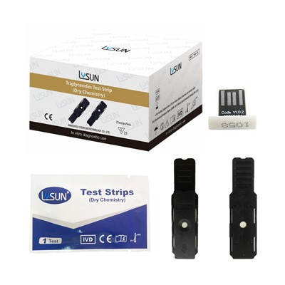 TGS -101 신장 기능 분석 미터 테스트를위한 고품질 교체 가능한 트리글리세리드 테스트 논문